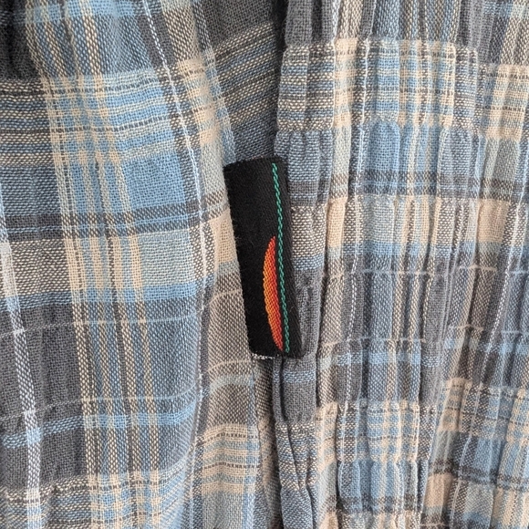 Chlorophylle Women's Short Plaid Shirt Size Small - Picture 4 of 9